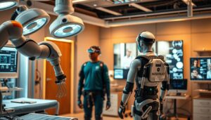 Robótica em saúde: robôs cirúrgicos, reabilitação e telemedicina