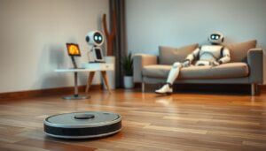 Robôs domesticos no dia a dia: aspiradores, assistentes e companheiros