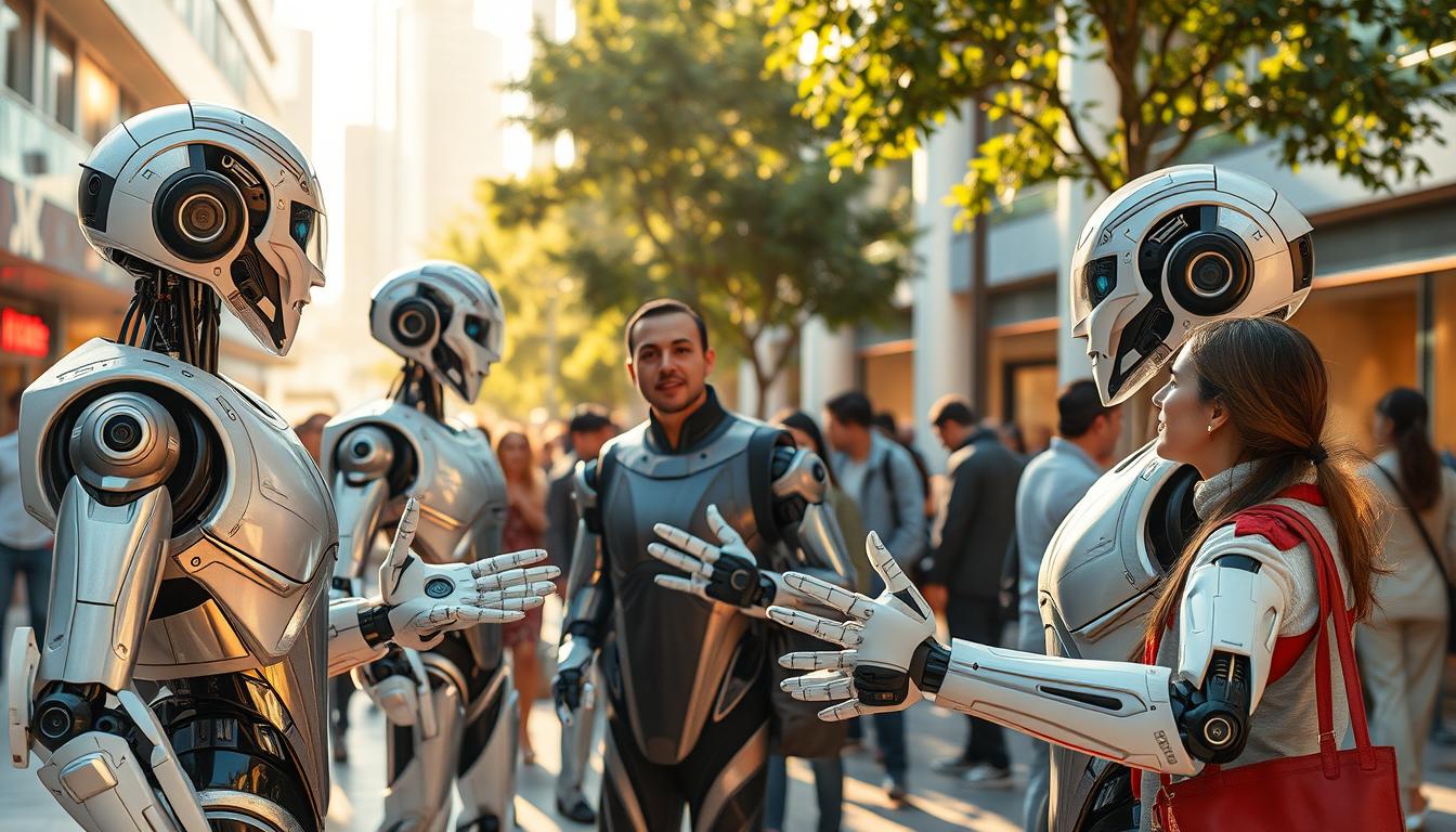 robôs humanoides que interagem como pessoas