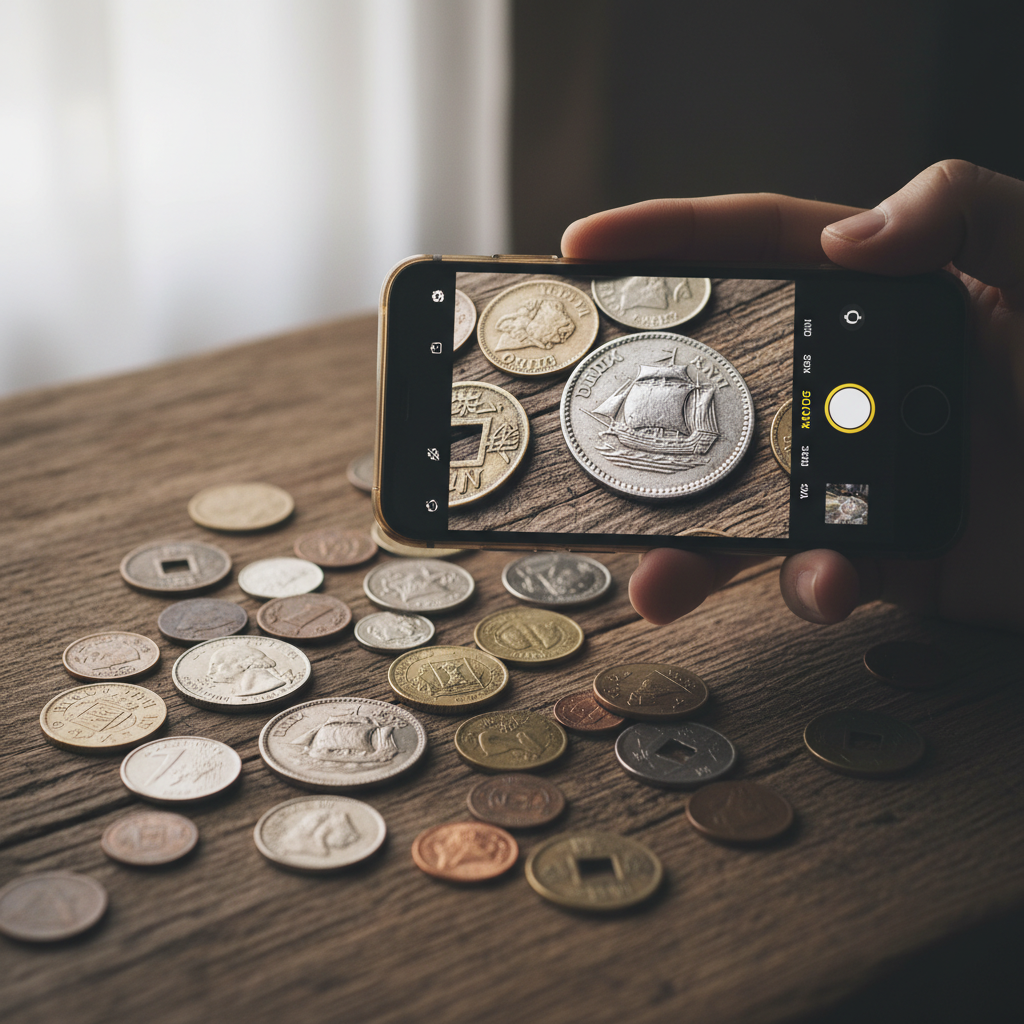 Como identificar moedas pelo celular