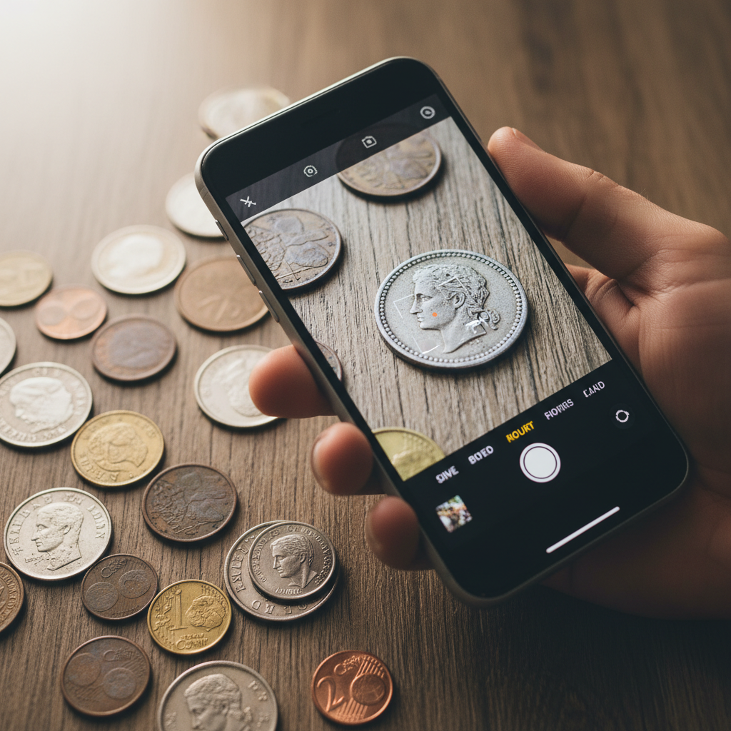 Como identificar moedas pelo celular