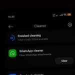 Phone cleaner app showing finished cleaning and whatsapp cleaner. — Foto por Zulfugar Karimov na Unsplash