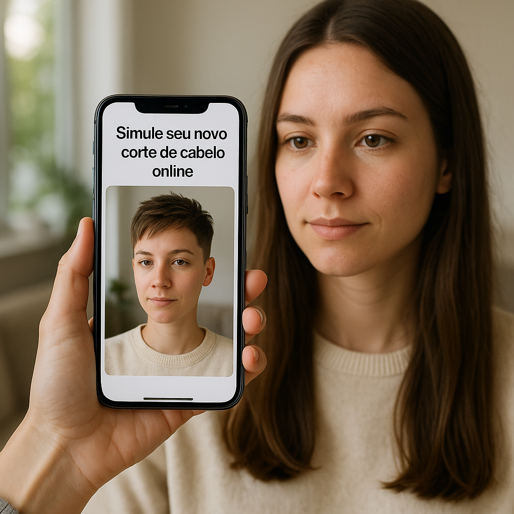 Simule seu Novo Corte de Cabelo Online